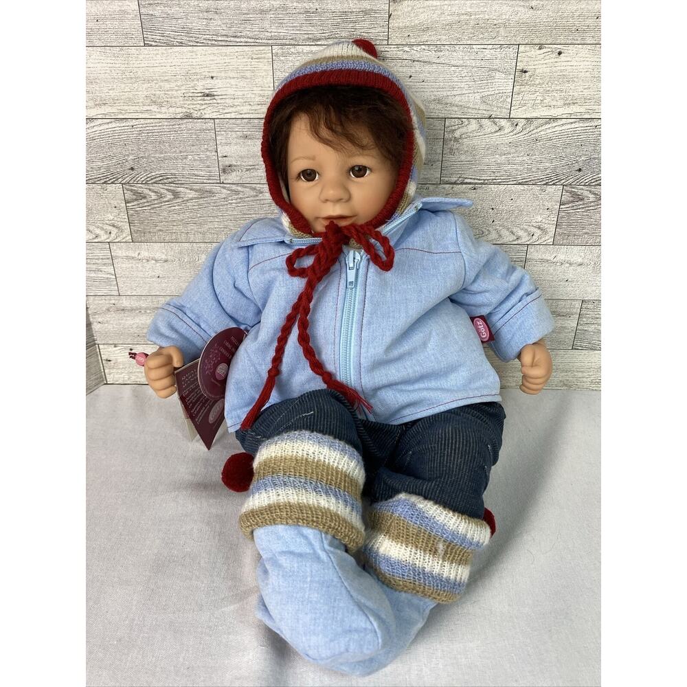 Gotz TOM Baby Boy Artist Doll Tags Limited Ed #29/1000 Brown Hair Eyes 20” RARE